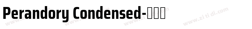 Perandory Condensed字体转换